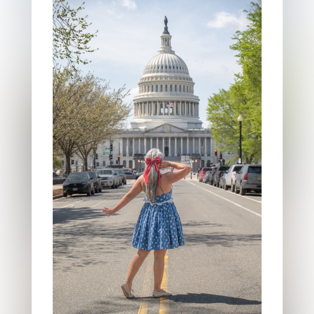 Selkir Rosebud Scottie dress L euc